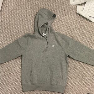 Nike Men's Heather Gray Hoodie